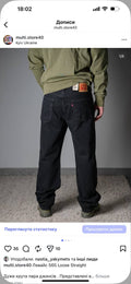 Джинси Levis 565 чорні