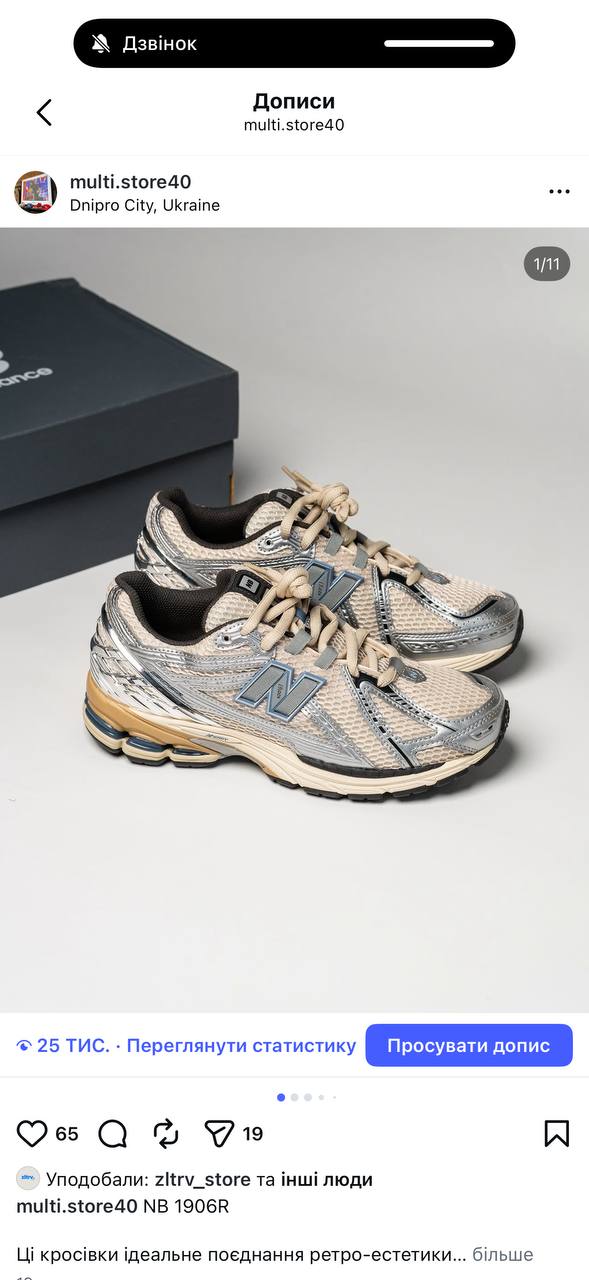 Кросівки New Balance 1906 срібна вставка