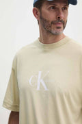 Футболка Calvin Klein бежева Оверсайз