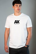 Футболка Armani Exchange біла центр лого